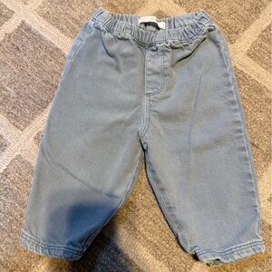 Zara Timeless Kids Light Blue Elastic Waist Jeans